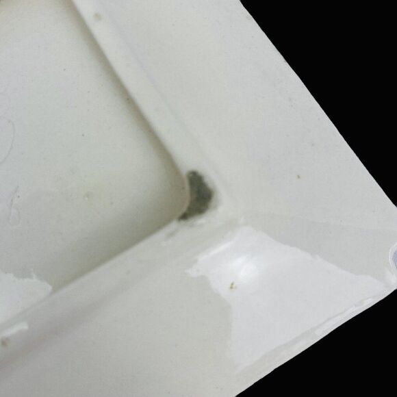 RARE Vintage 1950s Signed Spider Plates Halloween Smokey Sissy Kitschy Gold Trim - Picture 11 of 12